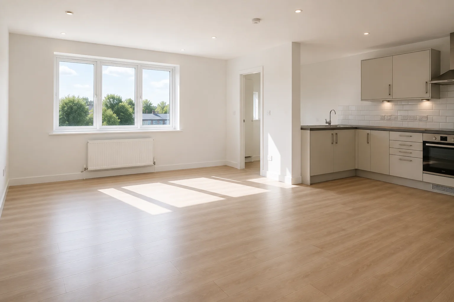 Clean empty apartment